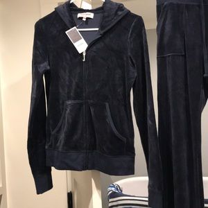 Juicy couture navy tracksuit size medium